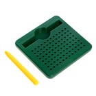 Планшет магнитный для рисования, 96 отверстий, зелёный - Фото 2