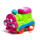 Игрушка заводная «Паровозик», цвета МИКС - фото 36314269