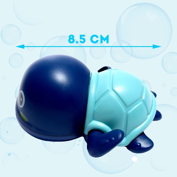 Игрушка заводная «Черепашка», водоплавающая, цвета МИКС - фото 1908836675