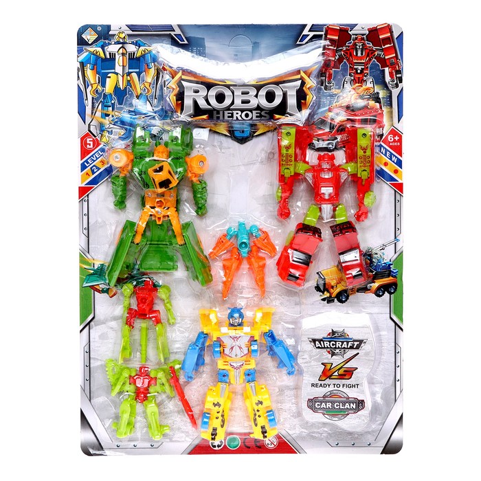 Набор роботов «Автоботы», трансформируются, 6 штук 52866