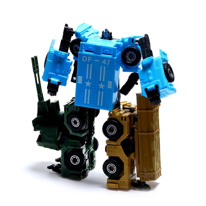 Набор роботов «Военный отряд», трансформируются, 3 штуки, собираются в 1 робота 52867
