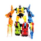 Набор роботов «Мегабот», трансформируются, 5 штук, собираются в 1 робота - фото 24596238