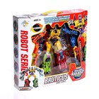 Набор роботов «Мегабот», трансформируются, 5 штук, собираются в 1 робота - фото 24596255