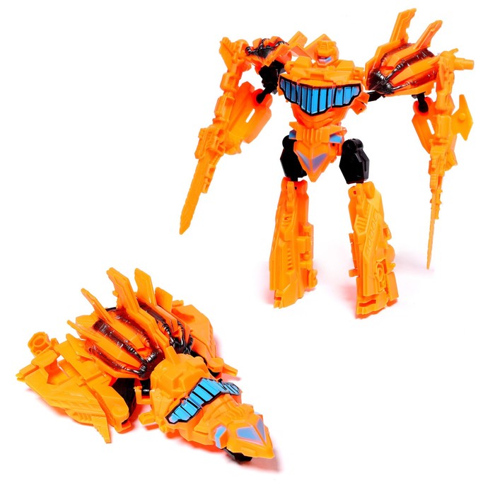 Набор роботов «Мегабот», трансформируются, 5 штук, собираются в 1 робота 52869