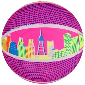 Мяч детский «Город», d=22 см, 60 г, цвет МИКС