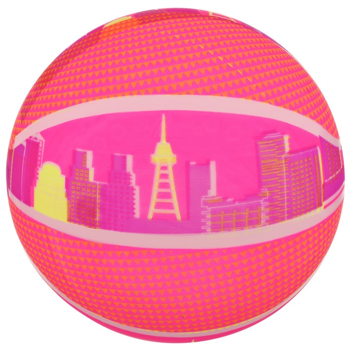 Мяч детский «Город», d=22 см, 60 г, цвет МИКС - фото 1905928397