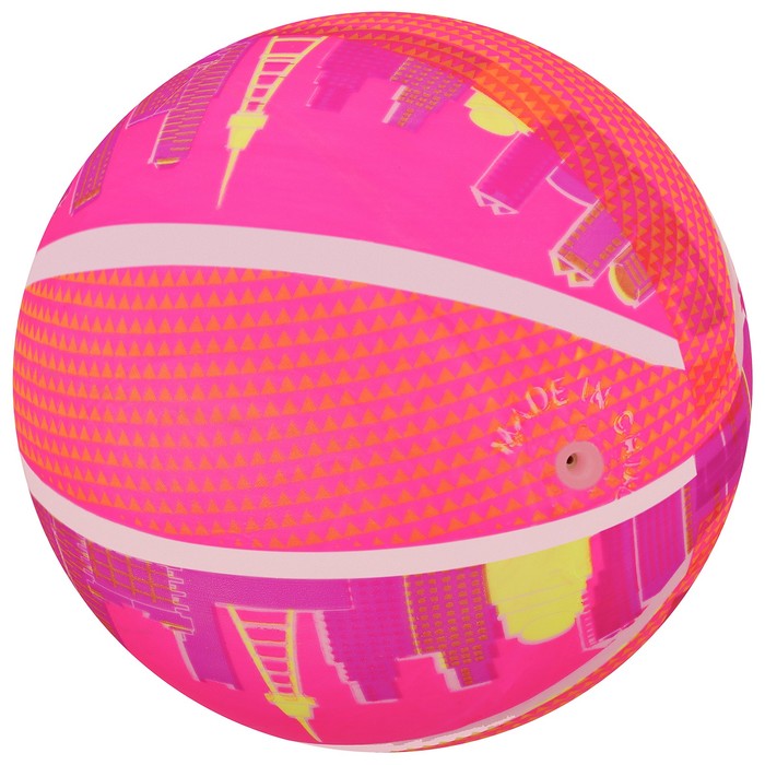 Мяч детский «Город», d=22 см, 60 г, цвет МИКС - фото 1905928398