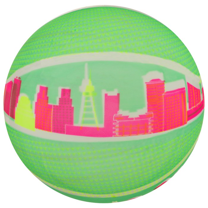 Мяч детский «Город», d=22 см, 60 г, цвет МИКС - фото 1905928399