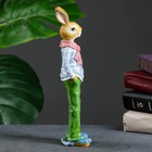 Фигура "Заяц Шелдон" серый свитер, 26см - фото 24314119