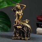 Фигура "Русалка" золото 21 см - фото 318774612