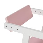 Стул Умка регулируемый, гр 1-3 каркас массив Белый/спинка и сиденье ЛДСП Розовый 7488612