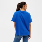Футболка женская MINAKU OVERSIZE FIT: цвет электрик, р-р 48 - Фото 5
