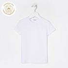 Футболка детская Basic line цвет белый, рост 110 7444489