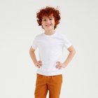 Футболка детская Basic line цвет белый, рост 134 - Фото 5