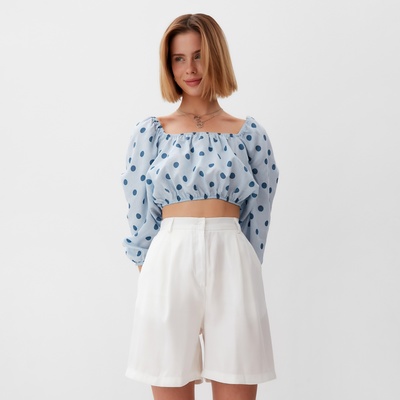 Топ женский MINAKU: Enjoy голубой, р-р 42