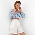 Топ женский MINAKU: Enjoy голубой, р-р 46 - фото 21484350