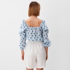 Топ женский MINAKU: Enjoy голубой, р-р 46 - фото 21484352