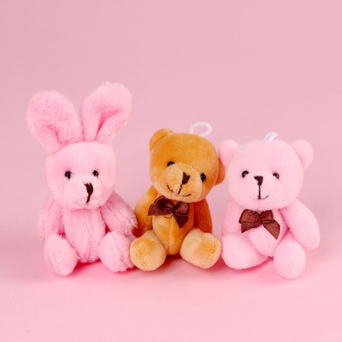Мягкая игрушка «Только для тебя», медведь, цвета МИКС - фото 1927835103