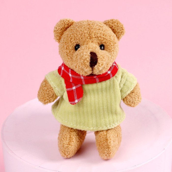 Мягкая игрушка «Люблю тебя», медведь, цвета МИКС - фото 1907376276