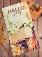 Полотенце «Этель» Hello, 40×73 см, 100% хлопок, саржа 190 г/м² - Фото 3