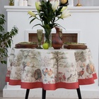 Скатерть «Этель» Forest landscape, d=148 см с ГМВО, 100% хлопок, саржа 190 г/м² - Фото 2