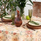 Скатерть «Этель» Floral pattern, d=219 см с ГМВО, 100% хлопок, саржа 190 г/м² - Фото 3