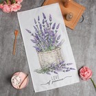 Полотенце "Этель" Lavender 40х73 см, 100% хлопок, саржа 190 гр/м2 - Фото 1