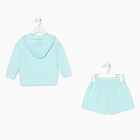 Костюм детский (толстовка, шорты) KAFTAN "Basic line", рост 86-92, цвет бирюзовый - Фото 12
