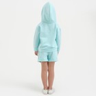 Костюм детский (толстовка, шорты) KAFTAN "Basic line", рост 86-92, цвет бирюзовый - Фото 3