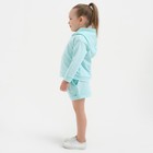 Костюм детский (толстовка, шорты) KAFTAN "Basic line", рост 98-104, цвет бирюзовый - Фото 2