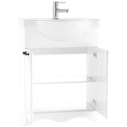 Тумба Домино Rich под раковину Классика 65, белое дерево, без ящика - Фото 2