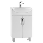 Тумба «Айсберг. Стандарт», под раковину «Элегия 50», без ящика, 486×304×820 мм, цвет белый - Фото 1