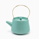 Набор для чайной церемонии ДЖЕКИЧАЙ «Харбин», 10 предметов, на 4 персоны, чашка 40 мл, чайник 200 мл, керамика, бирюзовый - Фото 4