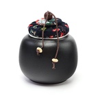 Набор для чайной церемонии ДЖЕКИЧАЙ «Тому, кто может всё», 10 предметов, на 4 персоны, чашка 40 мл, чайник 200 мл, керамика, чёрный - Фото 5