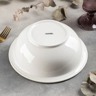 Салатник керамический «Крафт», 1,3 л, 23×8 см, цвет оранжевый - фото 24351441