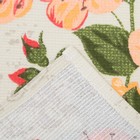 Полотенце 35х60 см, Почтовые марки, песочный, вафля, 160 гр/м2, хлопок 100% - фото 119115083