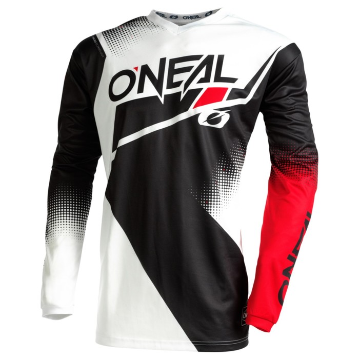 Джерси O'NEAL Element Racewear V.22, мужская, размер S, чёрная, белая - Фото 1
