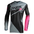 Джерси O'NEAL Element Racewear V.22, женская, размер M, чёрная, серая - фото 295473850