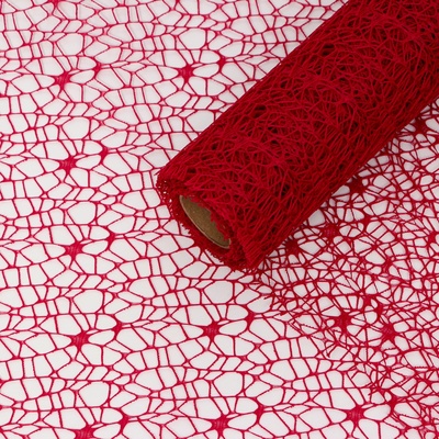 Сетка для цветов «Крошет», бордовый, 0.5×4.5 м
