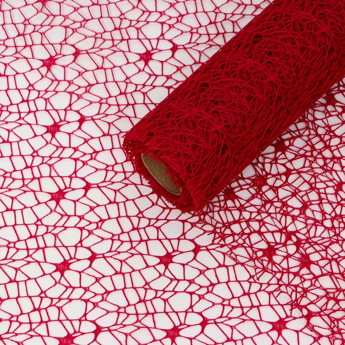 Сетка для цветов «Крошет», бордовый, 0.5×4.5 м - Фото 1
