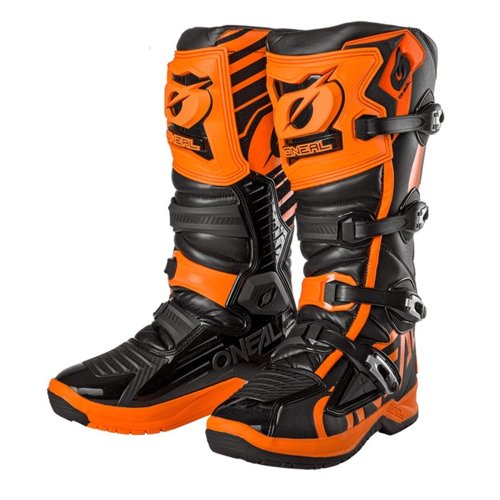 Мотоботы кроссовые O'NEAL RMX, мужские, размер 42, оранжевые, чёрные