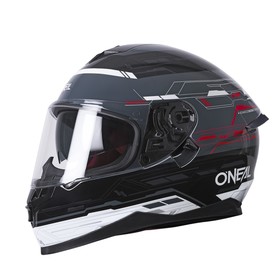 Шлем интеграл O'NEAL Challenger Matrix, глянец, красный/черный, XL