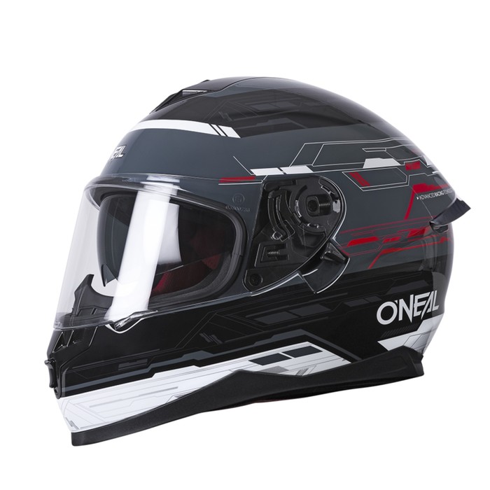 Шлем интеграл O'NEAL Challenger Matrix, глянец, размер XL, красный, чёрный - Фото 1