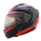 Шлем снегоходный ZOX Condor Parkway, стекло с электроподогревом, глянец, размер L, красный, чёрный - Фото 3