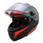 Шлем снегоходный ZOX Condor Parkway, стекло с электроподогревом, глянец, размер L, красный, чёрный - Фото 7