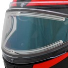 Шлем снегоходный ZOX Condor Parkway, стекло с электроподогревом, глянец, размер L, красный, чёрный - Фото 9