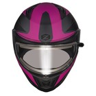 Шлем снегоходный ZOX Condor Parkway, стекло с электроподогревом, матовый, размер M, розовый, чёрный - Фото 2