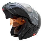 Шлем снегоходный ZOX Condor, двойное стекло, глянец, размер M, чёрный - Фото 10