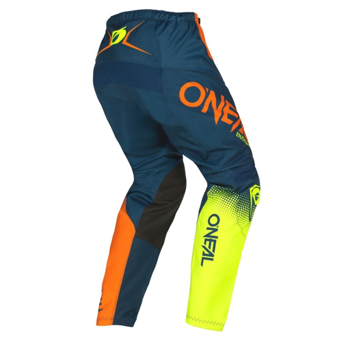 Штаны для мотокросса O&#39;NEAL Element Racewear V.22, мужские, размер 54, синие, оранжевые