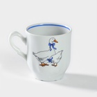Кружка Добрушский завод «Гуси», 220 мл, фарфор, белая, рисунок МИКС - Фото 8